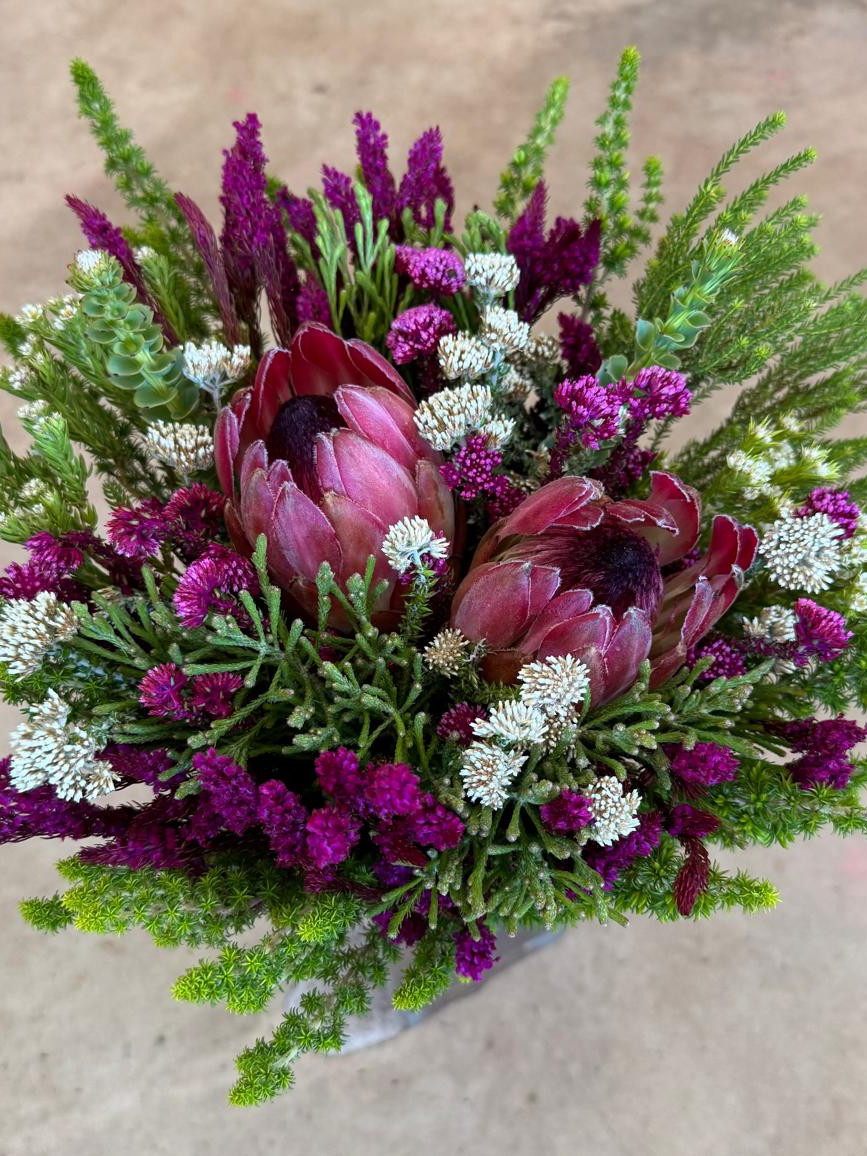 Two Protea Bouquet - Tinted