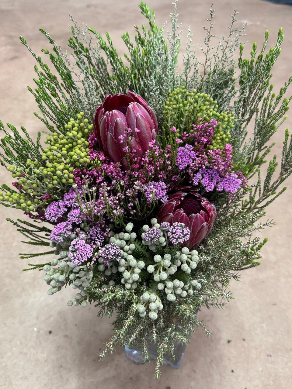Protea Fantail Bouquet